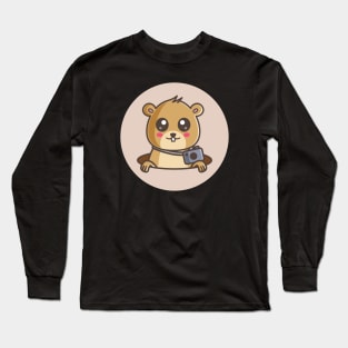 Cute Gopher With A Camera Long Sleeve T-Shirt
